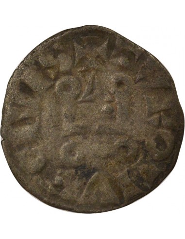 Louis IX dit Saint Louis 1 denier tournois Billon 1240-1270