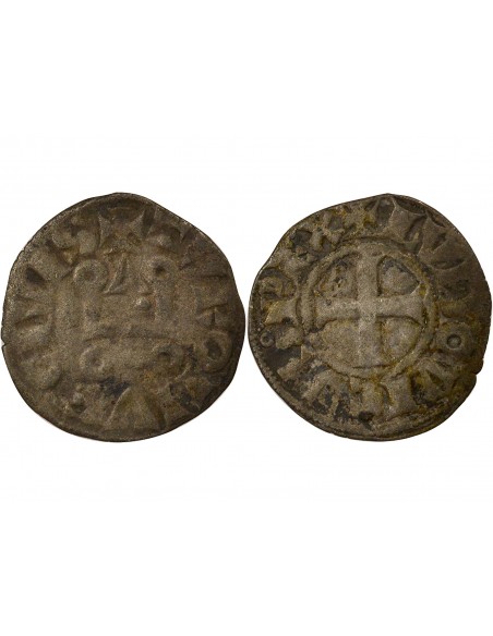 Louis IX dit Saint Louis Denier Tournois Billon 1240-1270