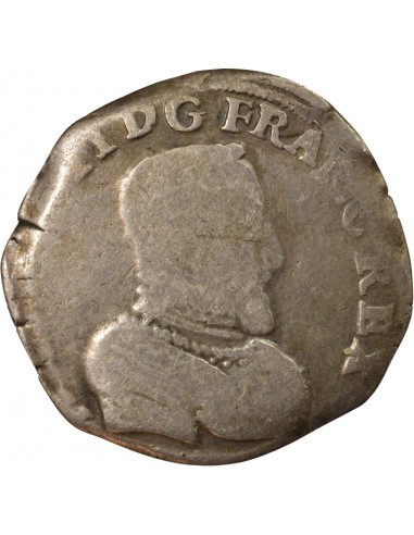 Henri II 1 teston Argent 1560 T Nantes