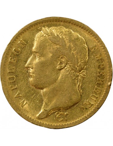 NAPOLEON Ier﻿ - 40 FRANCS OR TETE LAUREE 1812 A PARIS﻿