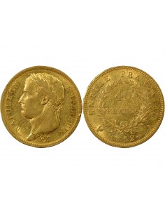 NAPOLEON Ier﻿ - 40 FRANCS OR TETE LAUREE 1812 A PARIS﻿ 2