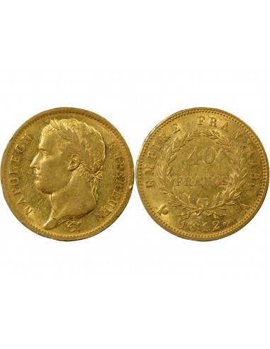 NAPOLEON Ier﻿ - 40 FRANCS OR TETE LAUREE 1812 A PARIS﻿