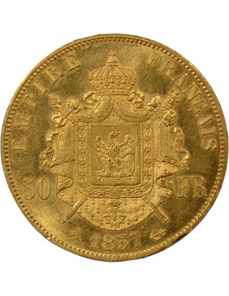 Napoléon III 50 Francs Or 1857 A Paris