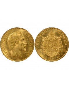 Napoléon III 50 Francs Or 1857 A Paris 2