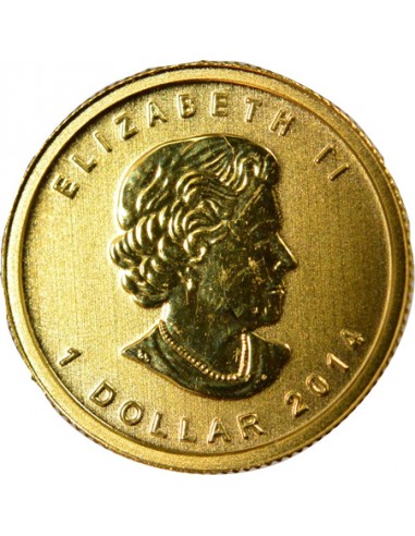 CANADA, ELISABETH II - DOLLAR OR 2014 OTTAWA