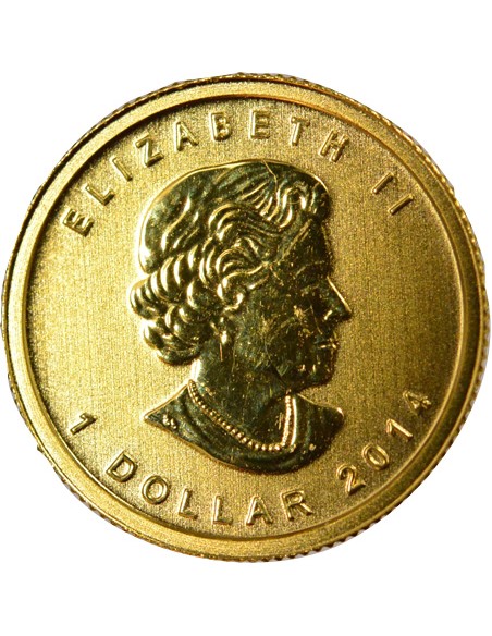 CANADA, ELISABETH II - DOLLAR OR 2014 OTTAWA
