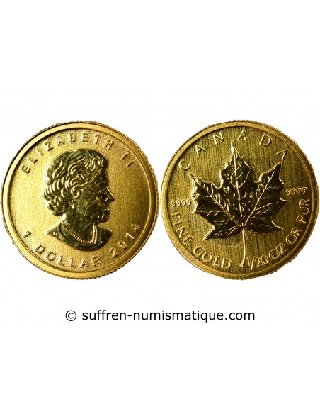 CANADA, ELISABETH II - DOLLAR OR 2014 OTTAWA