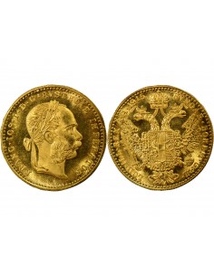 Autriche François Joseph, Empereur d'Autriche, Roi de Hongrie 1 ducat Or 1915 A Vienne 2
