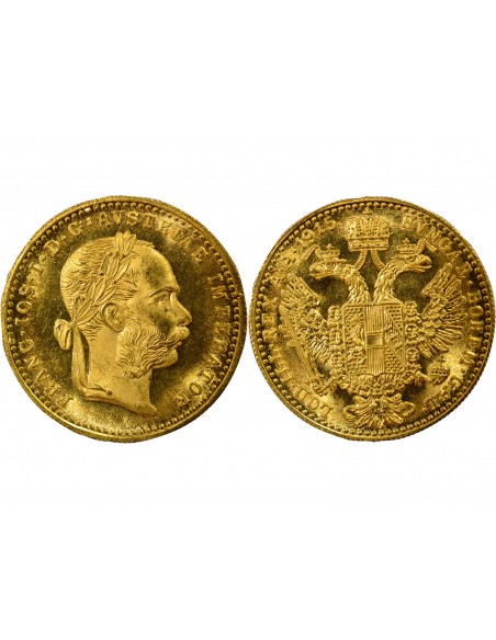 Autriche François Joseph, Empereur d'Autriche, Roi de Hongrie 1 ducat Or 1915 A Vienne
