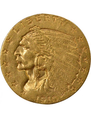 Etats Unis d'Amérique 2,5 Dollars Or 1910 Philadelphie