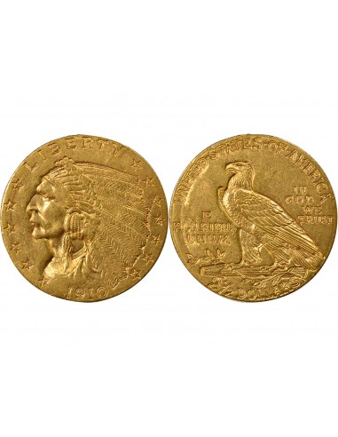 Etats Unis d'Amérique 2,5 Dollars Or 1910 Philadelphie