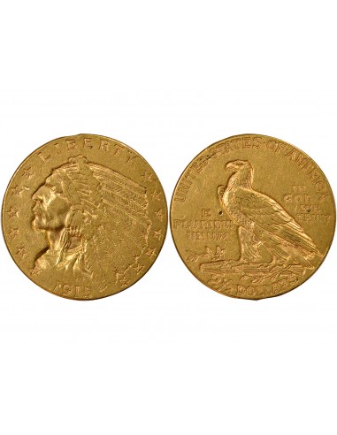 Etats Unis d'Amérique 2,5 dollars Or 1915 Philadelphie