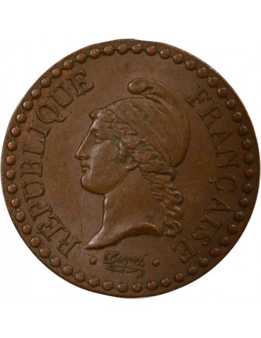 1 centime Bronze 1848 A Paris