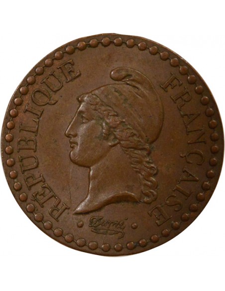 1 centime Bronze 1848 A Paris