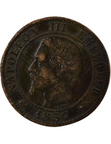 Napoléon III 1 centime Bronze 1857 W Lille