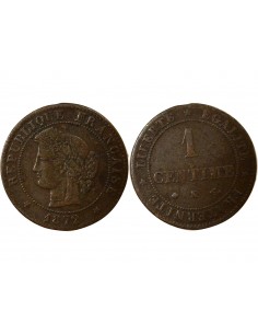 1 centime Bronze 1872 K Bordeaux 2