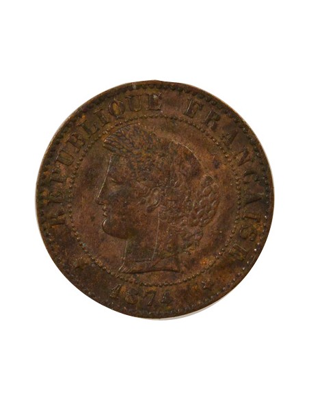 1 centime Bronze 1874 A Paris