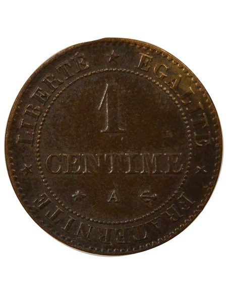 1 centime Bronze 1874 A Paris