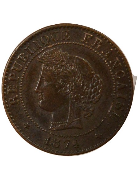 1 centime Bronze 1874 A Paris