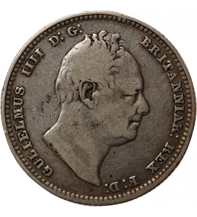 ANGLETERRE, GUILLAUME IV - SHILLING ARGENT 1834﻿