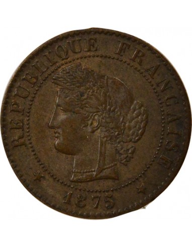 1 centime Bronze 1875 K Bordeaux