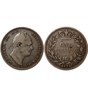 ANGLETERRE, GUILLAUME IV - SHILLING ARGENT 1834﻿ 2