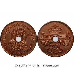 NOUVELLE GUINEE, EDOUARD VIII - PENNY 1936