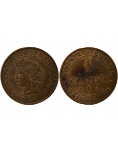 1 centime Bronze 1878 K Bordeaux 2