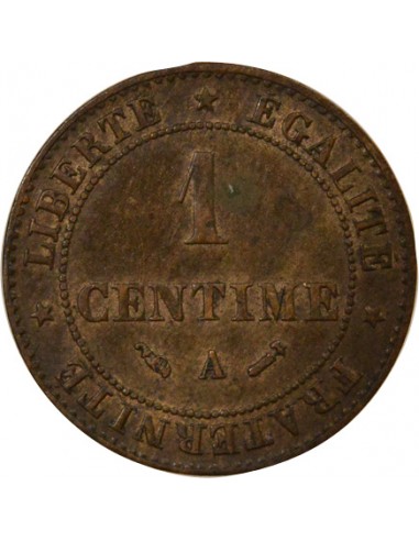 1 centime Bronze 1882 A Paris