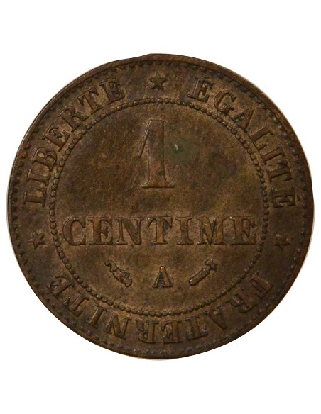 1 centime Bronze 1882 A Paris