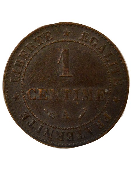 1 centime Bronze 1890 A Paris
