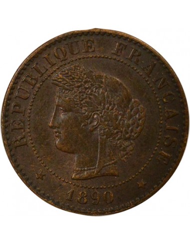 1 centime Bronze 1890 A Paris