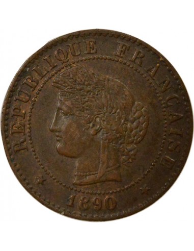 1 centime Bronze 1890 A Paris