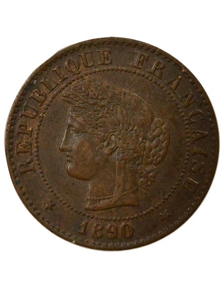 1 centime Bronze 1890 A Paris