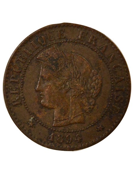 1 centime Bronze 1894 A Paris