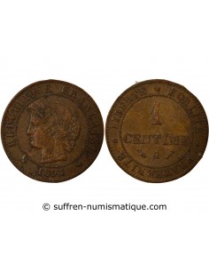 1 centime Bronze 1894 A Paris