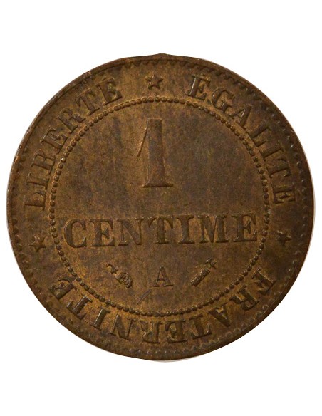 1 centime Bronze 1894 A Paris
