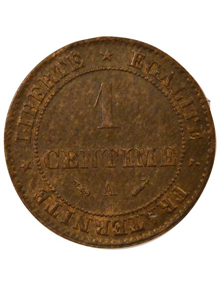 1 centime Bronze 1895 A Paris