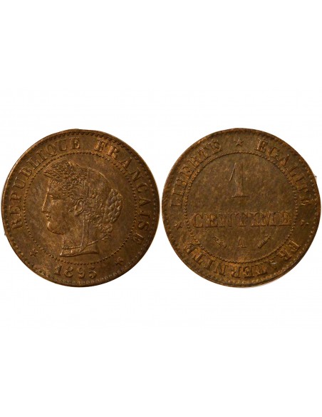 1 centime Bronze 1895 A Paris