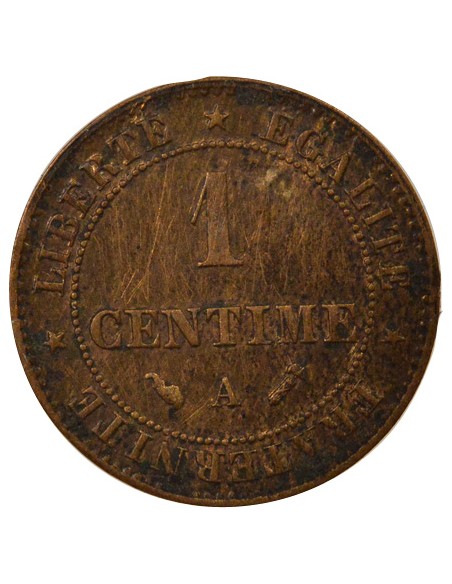 1 centime Bronze 1895 A Paris