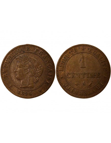 Centime Bronze 1896 A Paris