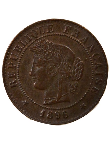 1 centime Bronze 1896 A Paris