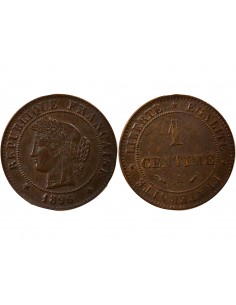 Centime Bronze 1896 A Paris 2