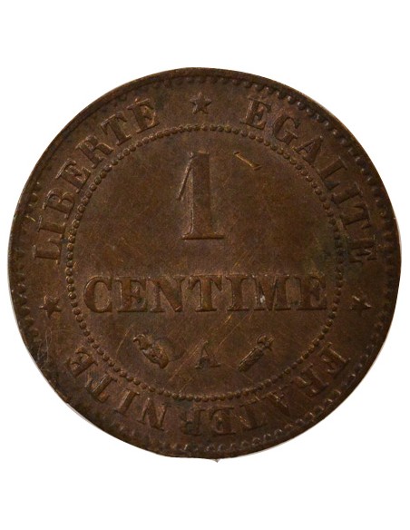 Centime Bronze 1896 A Paris