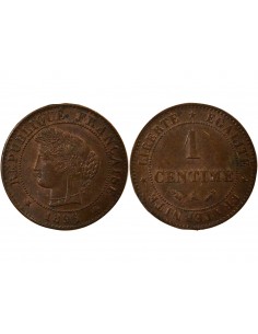 Centime Bronze 1896 A Paris 2
