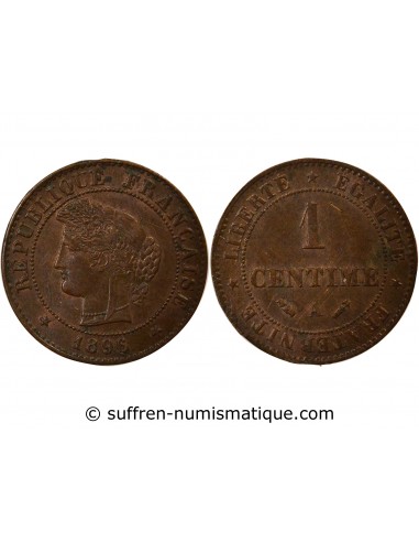 1 centime Bronze 1896 A Paris