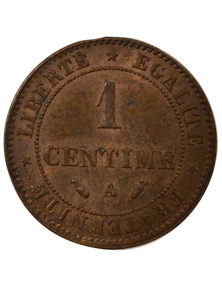 Centime Bronze 1896 A Paris