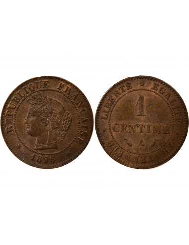 Centime Bronze 1896 A Paris
