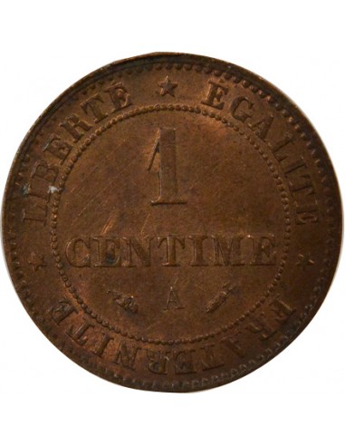 1 centime Bronze 1896 A Paris