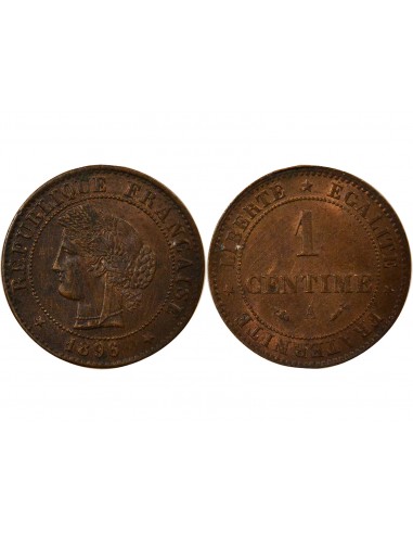 1 centime Bronze 1896 A Paris